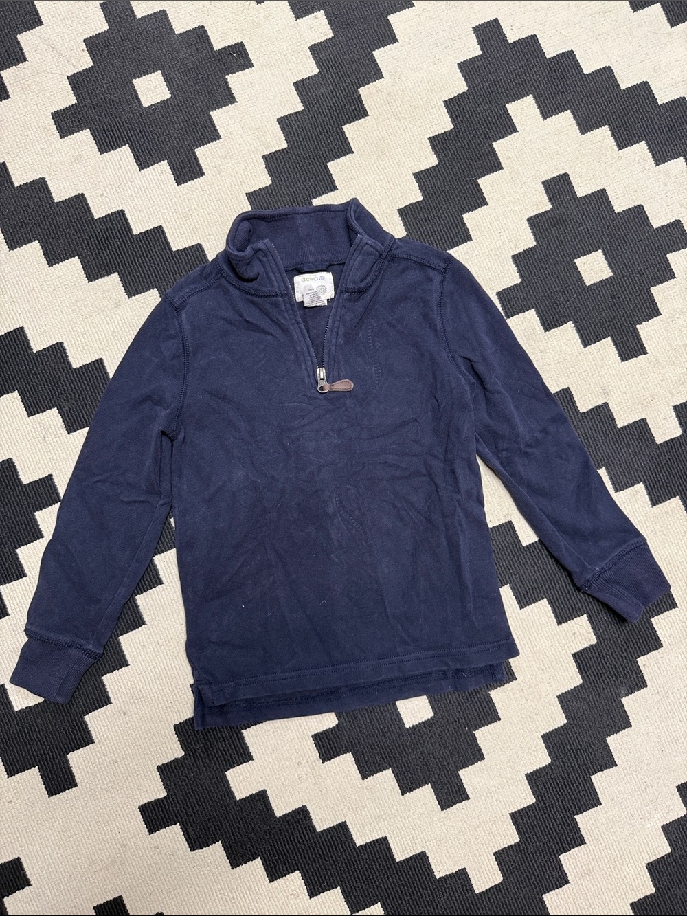 Crewcuts Navy Half-Zip Sweater